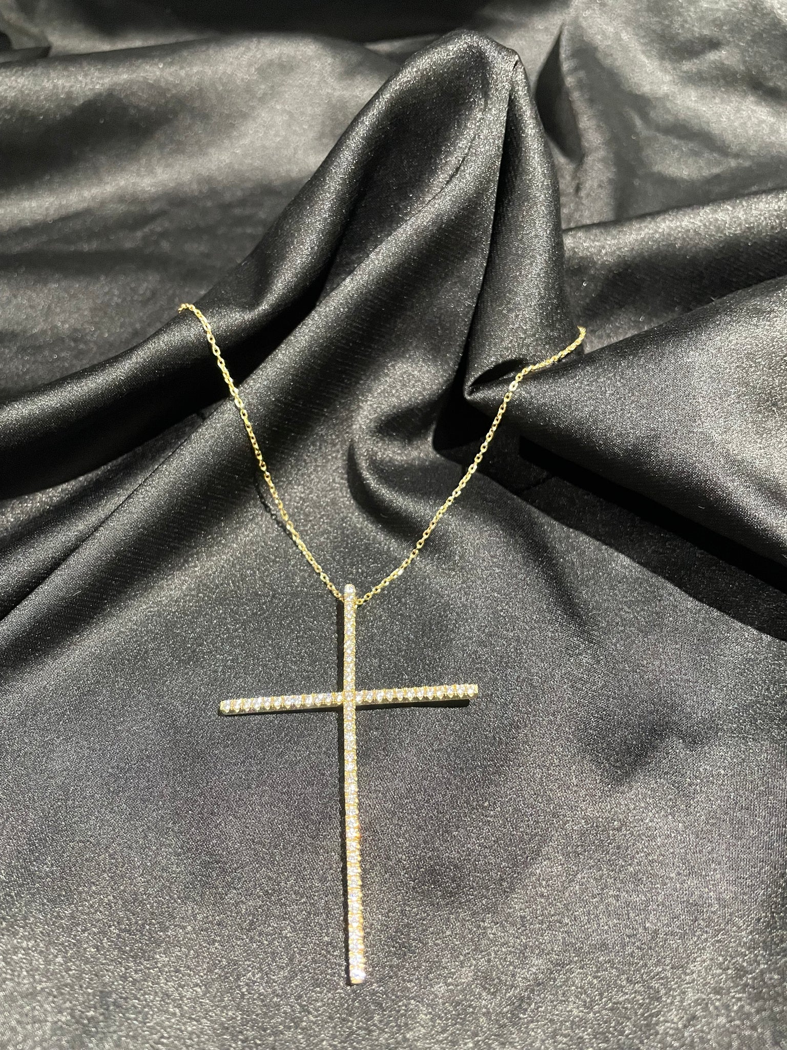 Large cross necklace