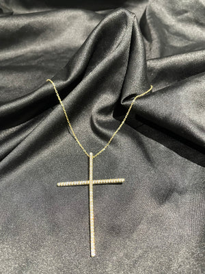 Large cross necklace