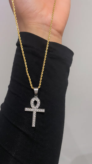 Ankh cross necklace